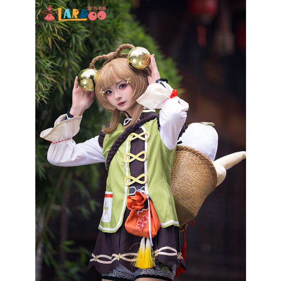 原神 Genshin 璃月 ヨォーヨ - Yaoyao コスプレ衣装 コスチューム