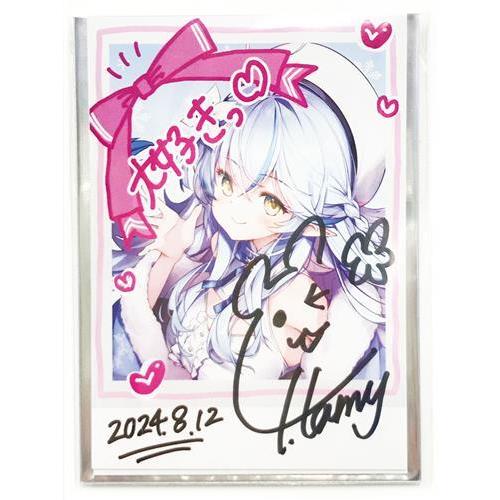 黒魅ららチェキブロマイドセット サイン入り ホロライブ 活動4周年記念