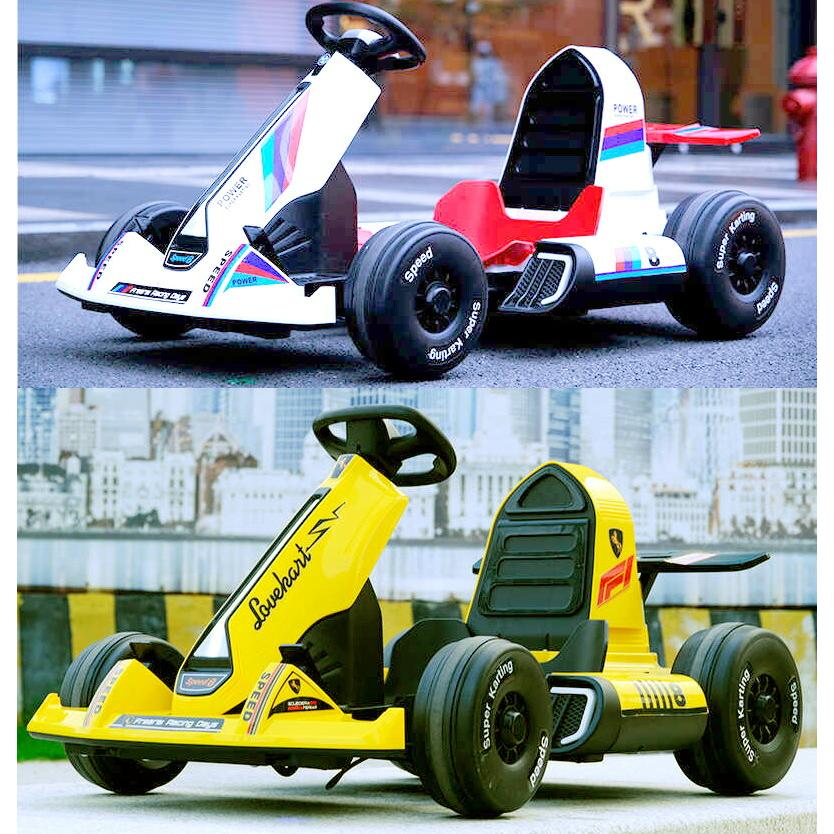 ペダルを踏むだけ電動バッテリーカート 4輪電動ゴーカート 乗用玩具