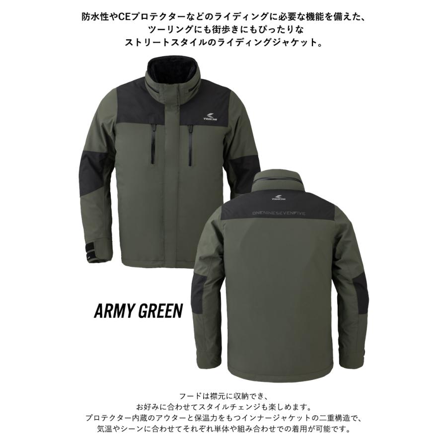 レディースバイク用ジャケット防水 インナー付き WM〜WXL オール