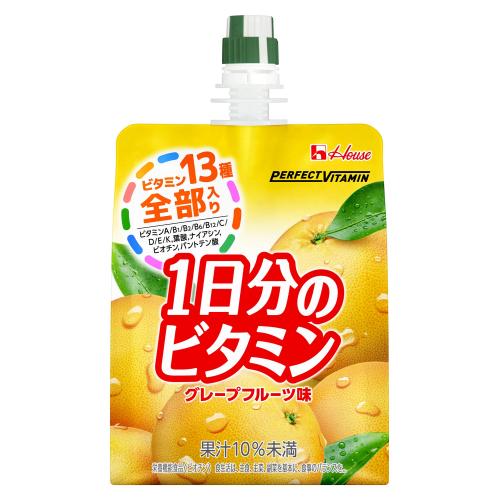 PERFECT VITAMIN 1日分のビタミンゼリー グレープフルーツ味 180g×6個