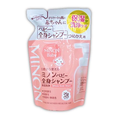 ミノン ベビー全身シャンプー つめかえ用 300mL : くすりのレデイ