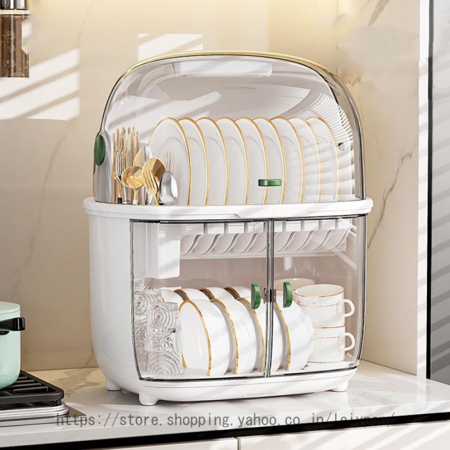 キッチン 食器棚 食器乾燥ラック 水切りラック 多機能 乾燥ラック