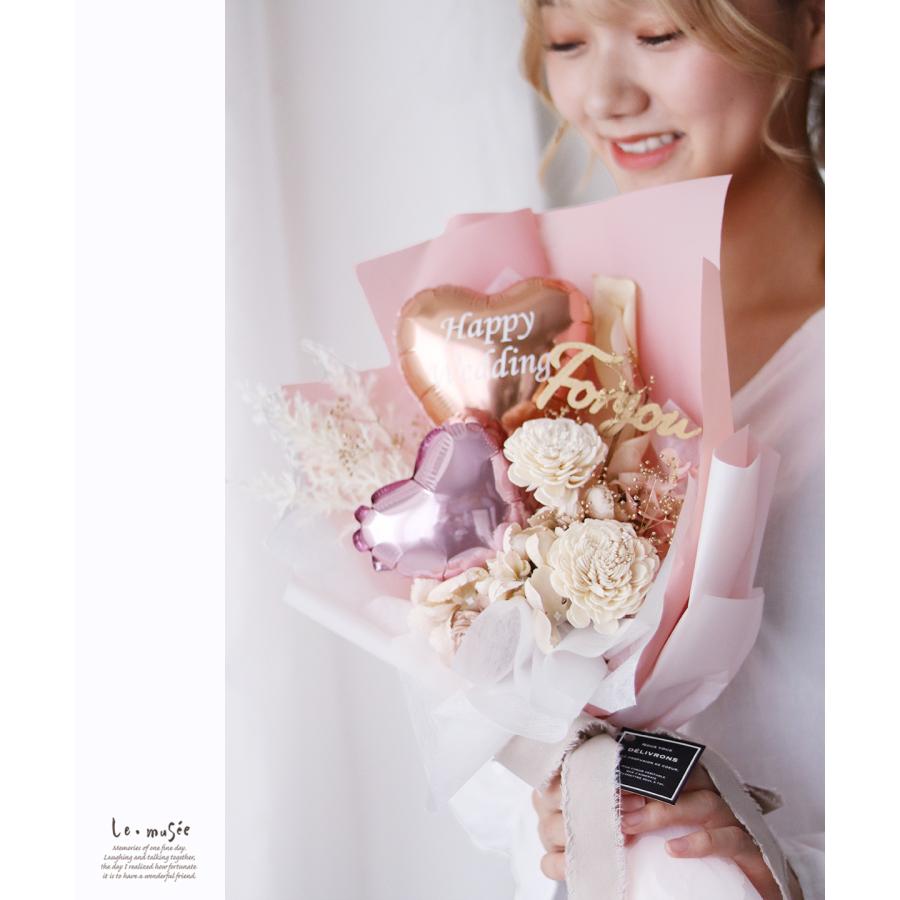 バルーン 花束 卒業 ドライフラワー バルーンブーケフィオナ 誕生日