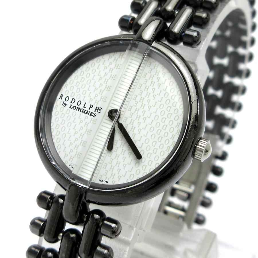 LONGINES（ロンジン） 時計 ルドルフ レディース ブラック 白文字盤