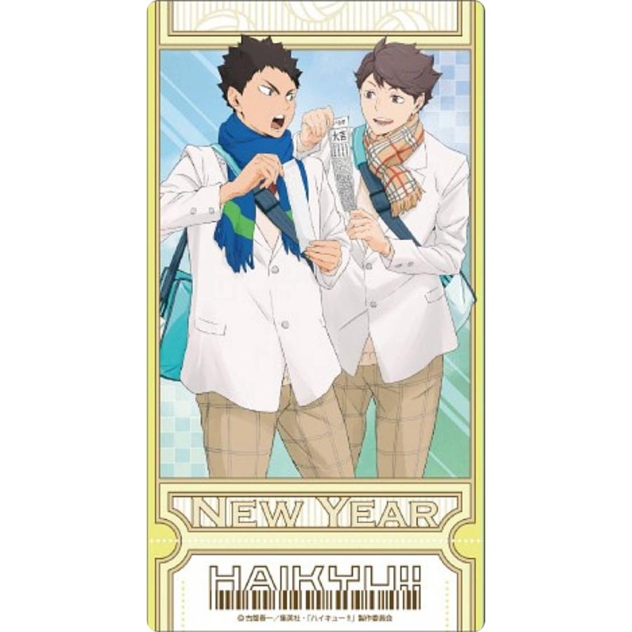 及川徹＆岩泉一】ハイキュー!! ビジュアルクリアチケット : トレカ