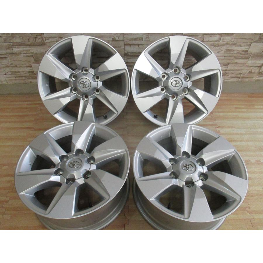 トヨタ（TOYOTA） 即納 美品 4本 150系 ランクル プラド 後期 純正 17