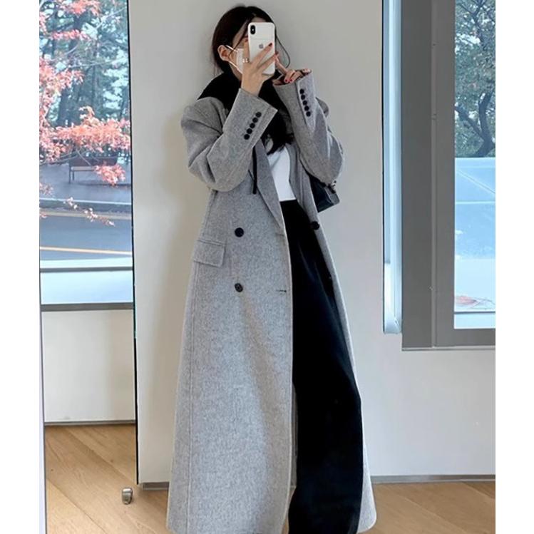 超ロングコート チェスターコート レディース アウター オーバーサイズ