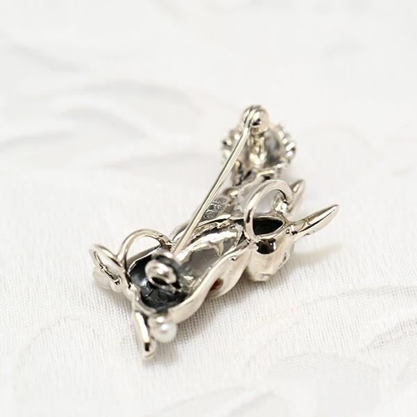 碌山 カーネリアン シードパール うさぎブローチペンダント 大きな