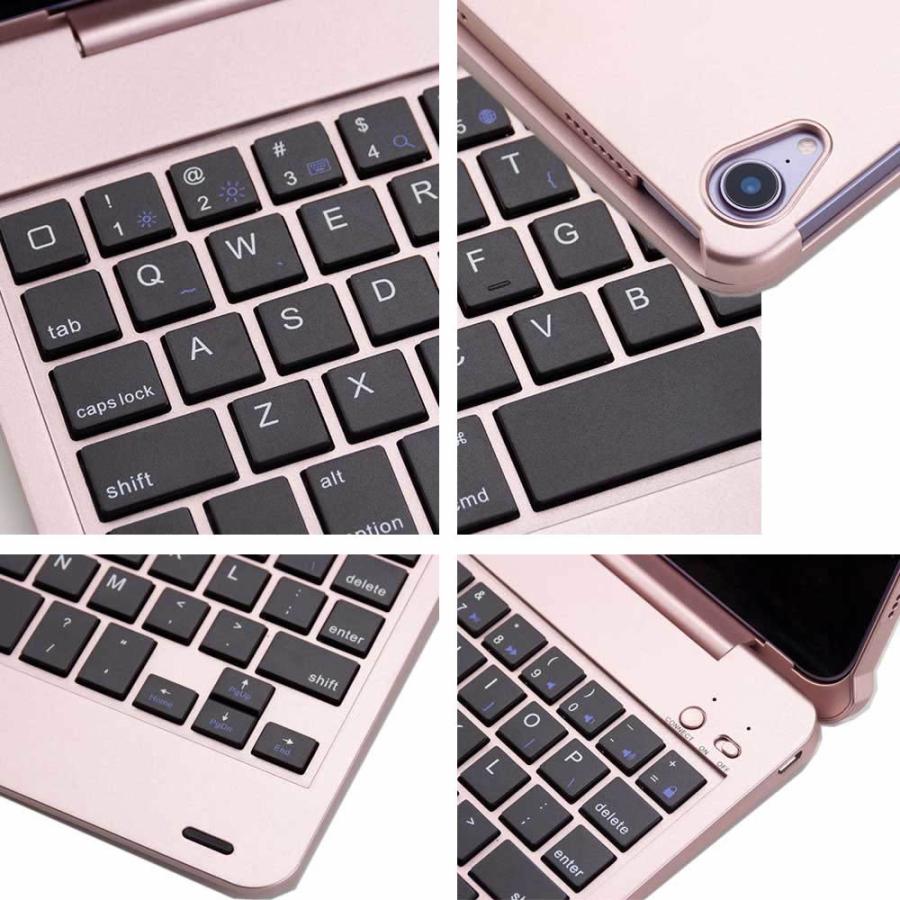 iPad mini6 ワイヤレス bluetooth キーボード ケース カバー ノートPC