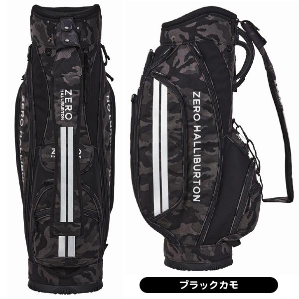 ZERO HALLIBURTON キャディバッグ 迷彩柄 ブラックカモ