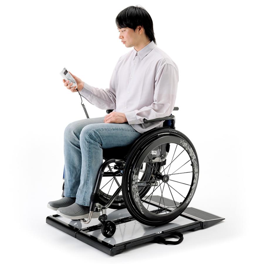 ミキ 車椅子 体重計 車いす くるタイ 車いす体重計 家庭用体重計 SCL