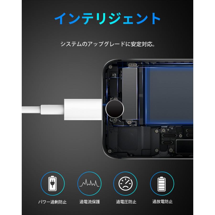 LivelyLife（ライブリーライフ） 2本セット iPhone USB 充電ケーブル