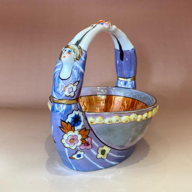 ノリタケ オールドノリタケ ラスター彩 アールデコ デコレディボウル