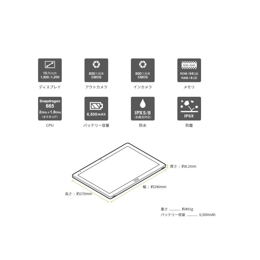 AQUOS SHARP タブレット SH-T01 Black : らいぶshop - 通販 - Yahoo