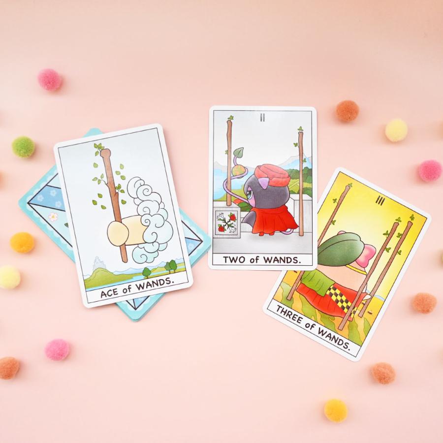 あんずまろんタロット （ 日本語解説書付き タロットカード あんず