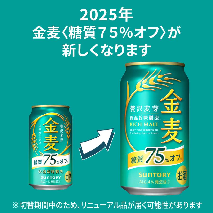 SUNTORY（サントリー） ビール 金麦 金麦オフ 350ml×48本(2ケース