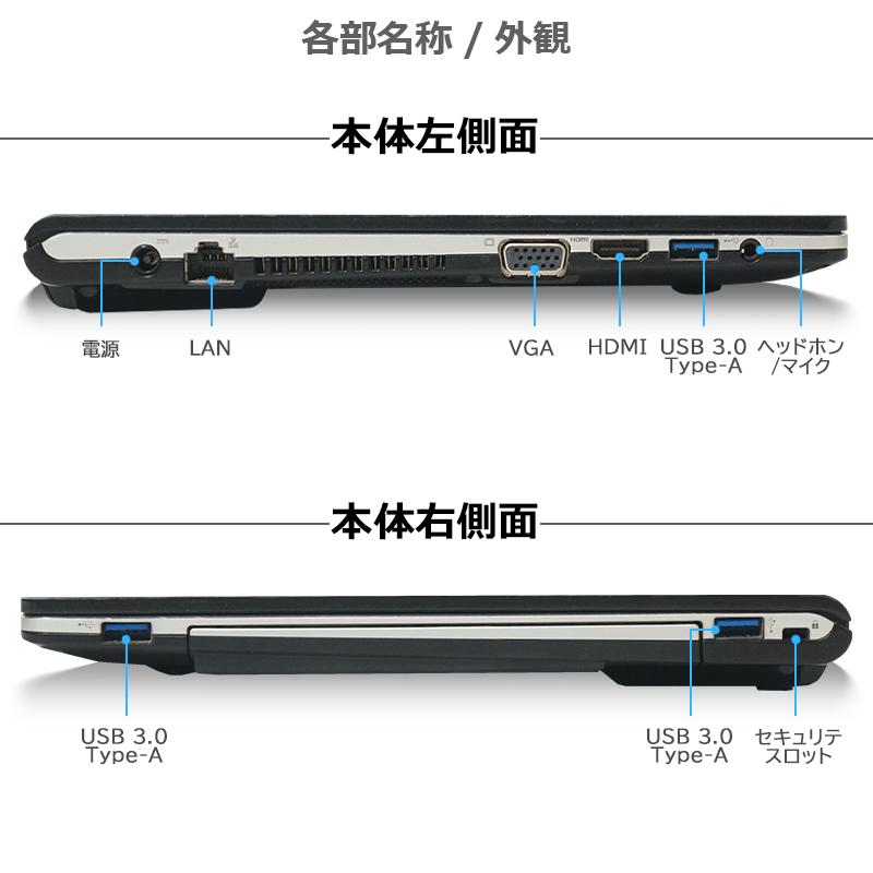 LIFEBOOK 超薄型 フルHD 富士通 S936 第6世代 Core i5 メモリ 8GB SSD