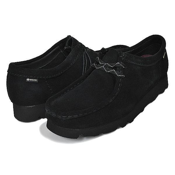 Clarks（クラークス） CLARKS W WALLABEE GORE-TEX BLACK SUEDE