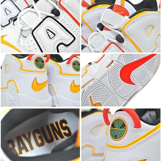 NIKE（ナイキ） NIKE AIR MORE UPTEMPO RAYGUNS white/university gold