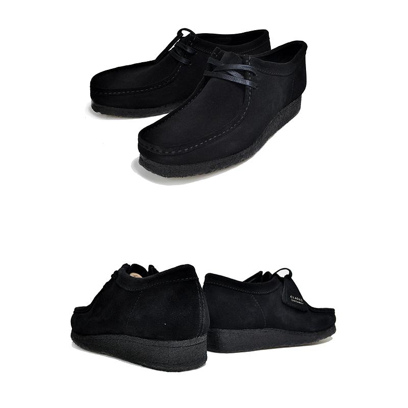 Clarks（クラークス） CLARKS WALLABEE BLACK SUEDE 26155519 ワラビー
