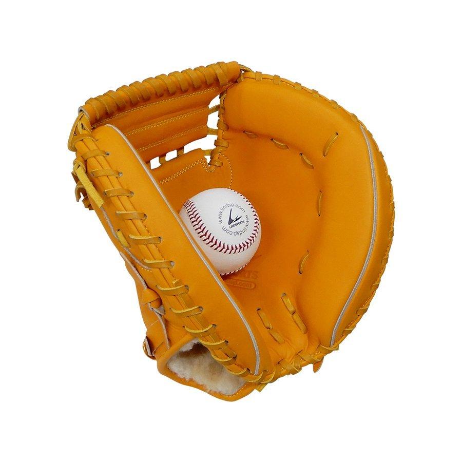 キャッチャーミット 硬式 北米ステアハイド 右投用/左投用 黒/オレンジ