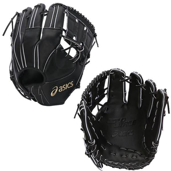 ASICS（アシックス） ブラックのみ 野球 硬式グラブ/グローブ ゴールド