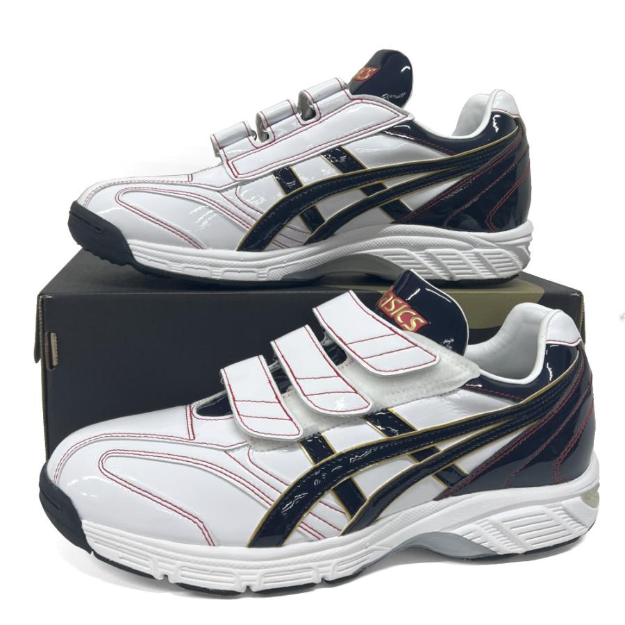 ASICS（アシックス） 【サイズ交換送料無料】ホワイト×ネイビー 野球