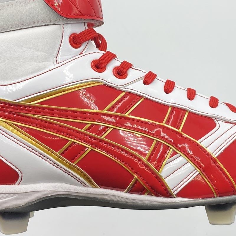 ASICS（アシックス） 【サイズ交換送料無料】ホワイト×レッド 野球