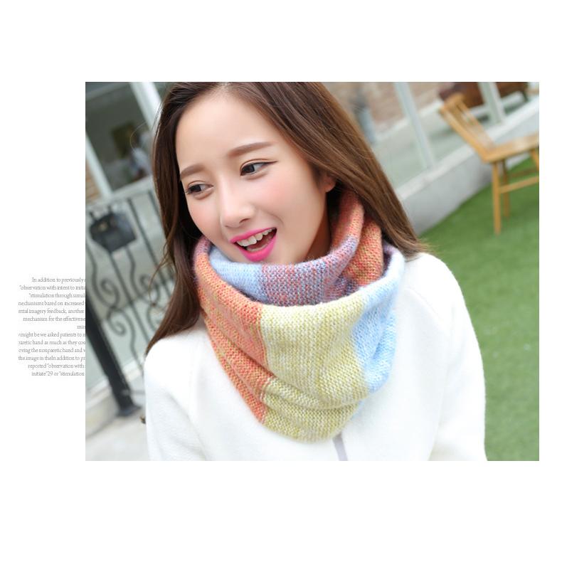 スヌード ネックウォーマー マフラー レディース ニット 一重 二重