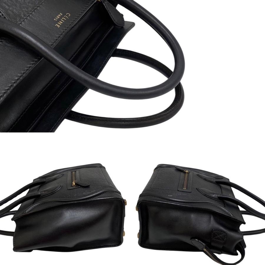 CELINE（セリーヌ） 極 美品 希少品 ラゲージ マイクロショッパー ロゴ