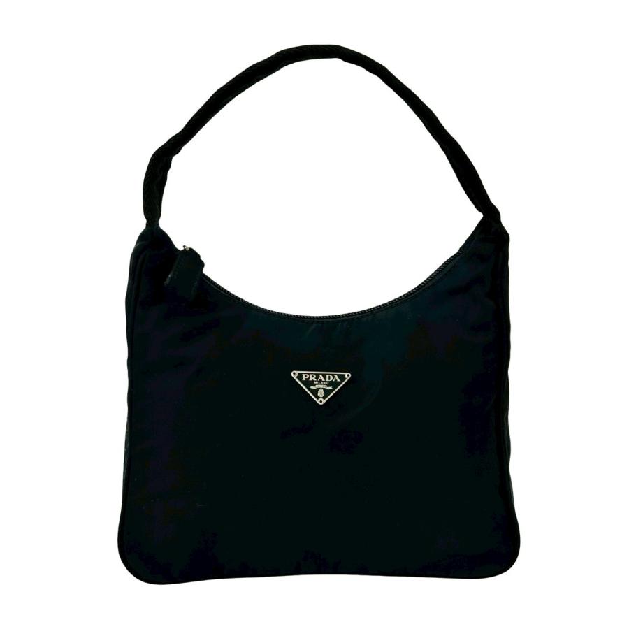 PRADA（プラダ） 極 美品 三角ロゴ プレート 金具 テスート ナイロン