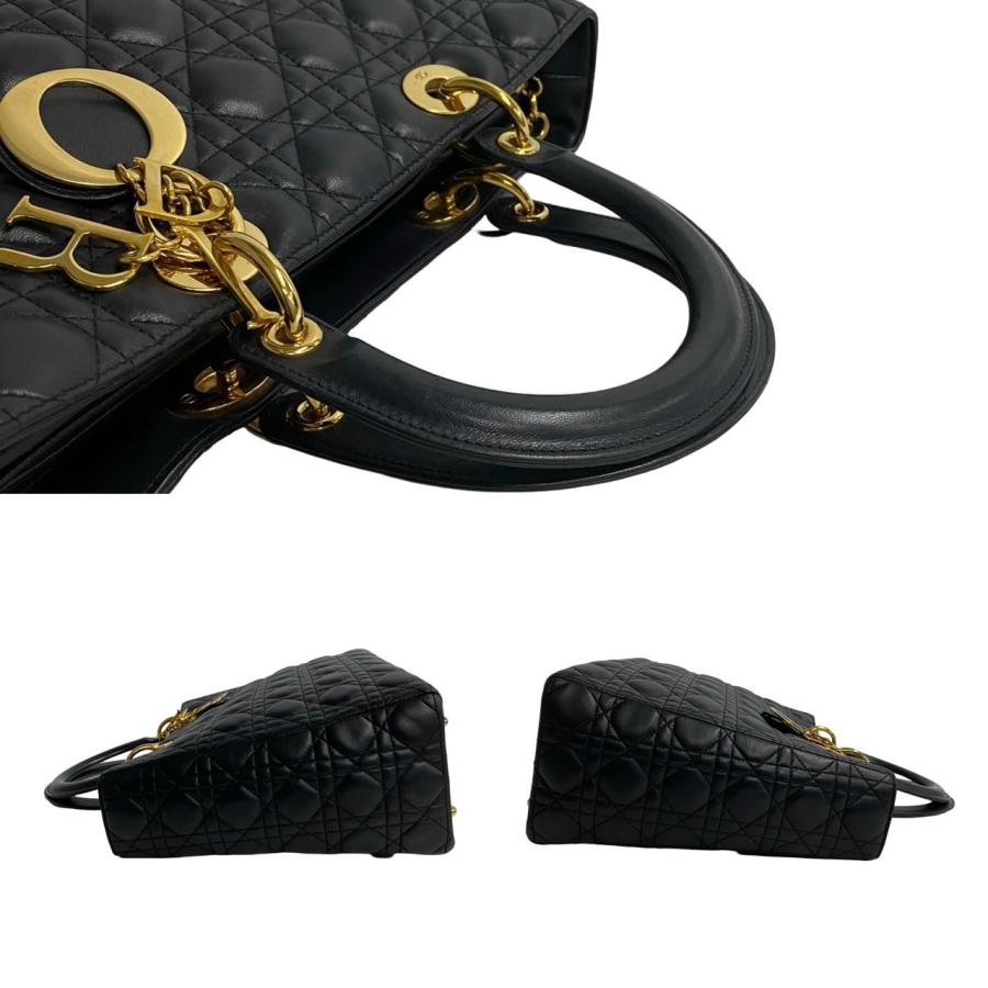 極 美品 Christian Dior ディオール レディディオール カナージュ