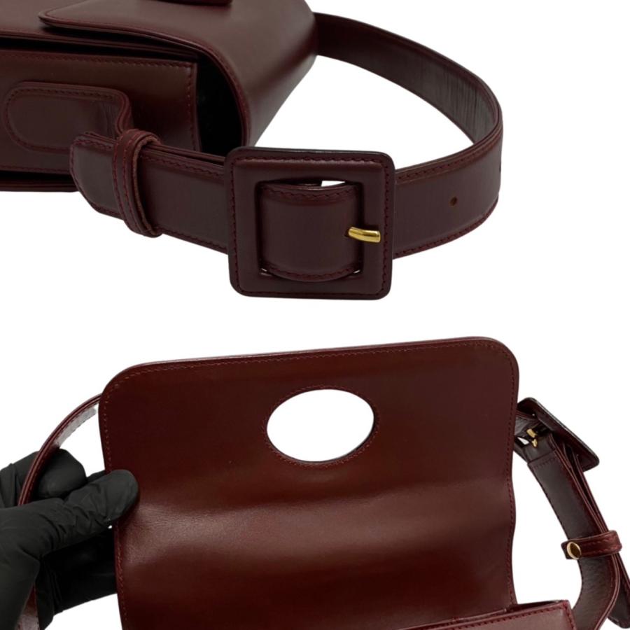 Cartier（カルティエ） 極 美品 マストライン ロゴ レザー 本革 ターン