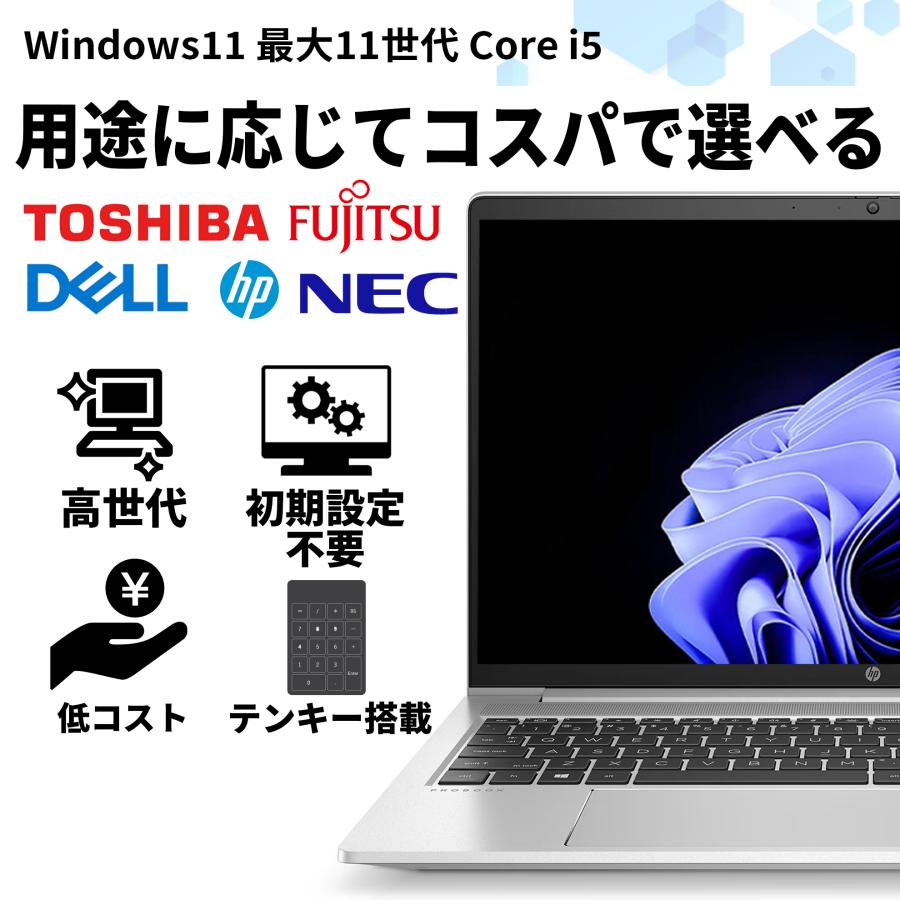 FMV ノートパソコン 中古 パソコン Office搭載 windows11 Core i5 第11