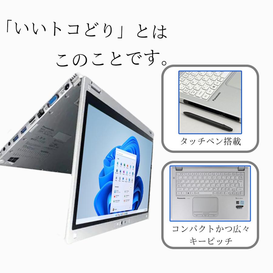 Let's note MX ノートパソコン Windows11 Note Panasonic CF-MX5 中古
