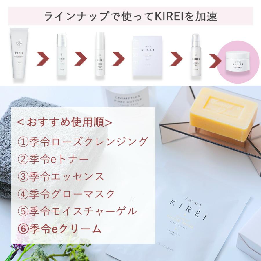季令 KIREI e-クリーム 40g 高純度エラスチン配合 保湿 うるおい ハリ