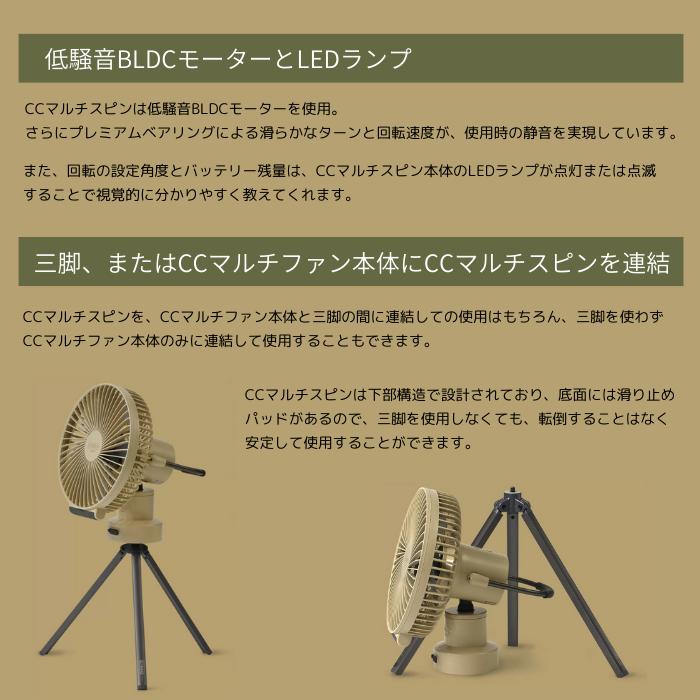 カーゴコンテナ CCデュアルファン CCマルチスピン 同色セット CARGO