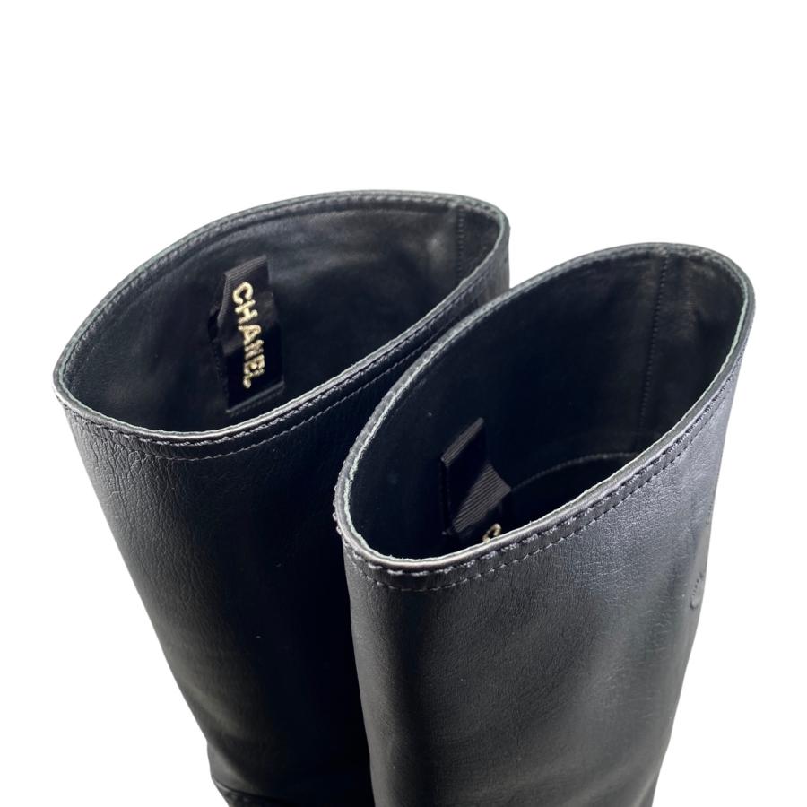 CHANEL（シャネル） ロングブーツ ココマーク G39614 37サイズ レザー
