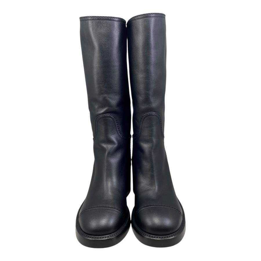 CHANEL（シャネル） ロングブーツ ココマーク G39614 37サイズ レザー