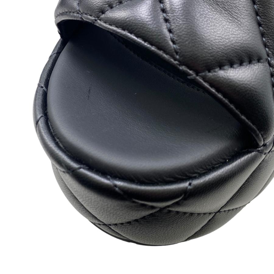 CHANEL（シャネル） 厚底サンダル マトラッセ ココマーク 37サイズ