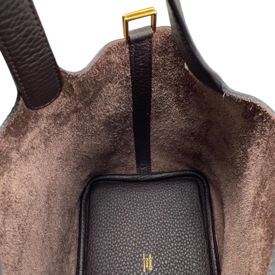 HERMES（エルメス） ハンドバッグ ピコタンロックPM B刻印 エベンヌ