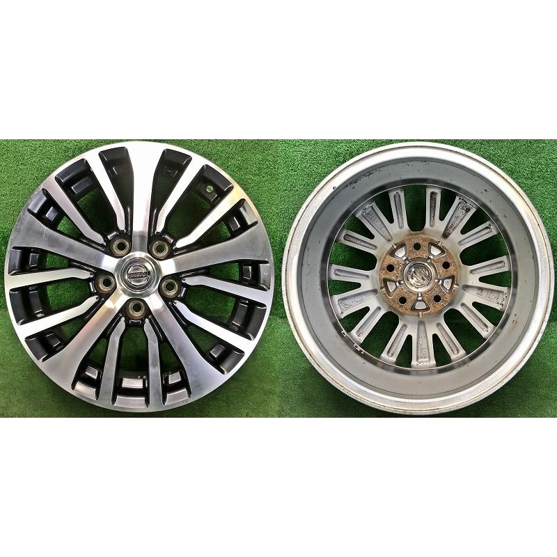 日産（NISSAN） ☆16インチ 純正 中古 アルミホイール 4本 5穴 PCD114