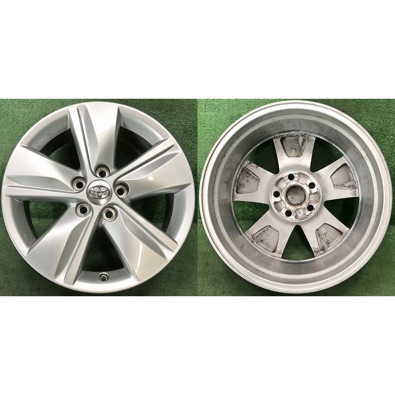 トヨタ（TOYOTA） ☆17インチ 中古 純正 アルミホイール 4本 5穴 PCD