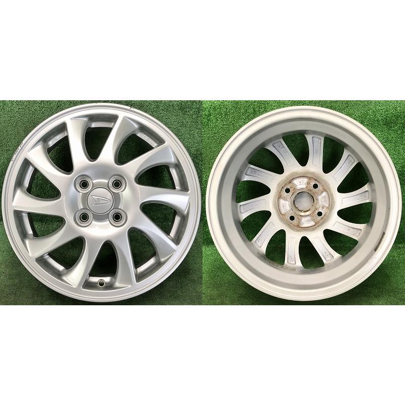 ダイハツ（DAIHATSU） ☆15インチ 純正 中古 アルミホイール 4本 4穴