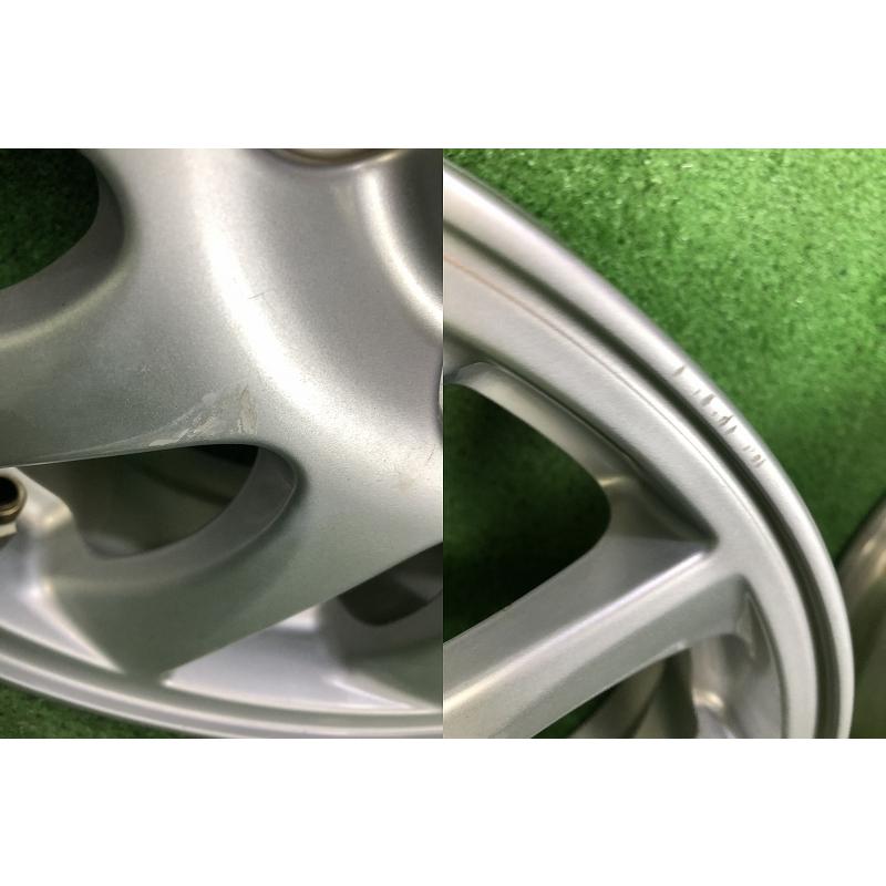 ☆15インチ ダイハツ 中古 純正 アルミホイール 4本 4穴 PCD:100 IN45