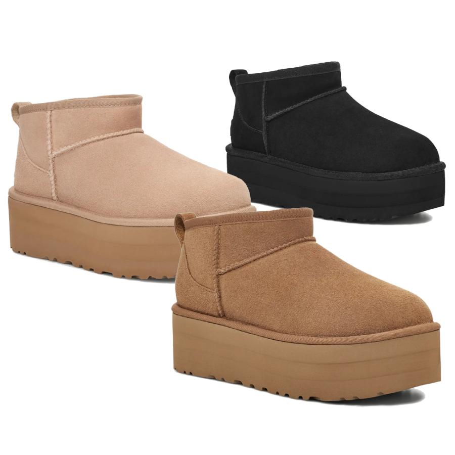 UGG（アグ） ウィメンズ クラシック ウルトラ ミニ プラットフォーム