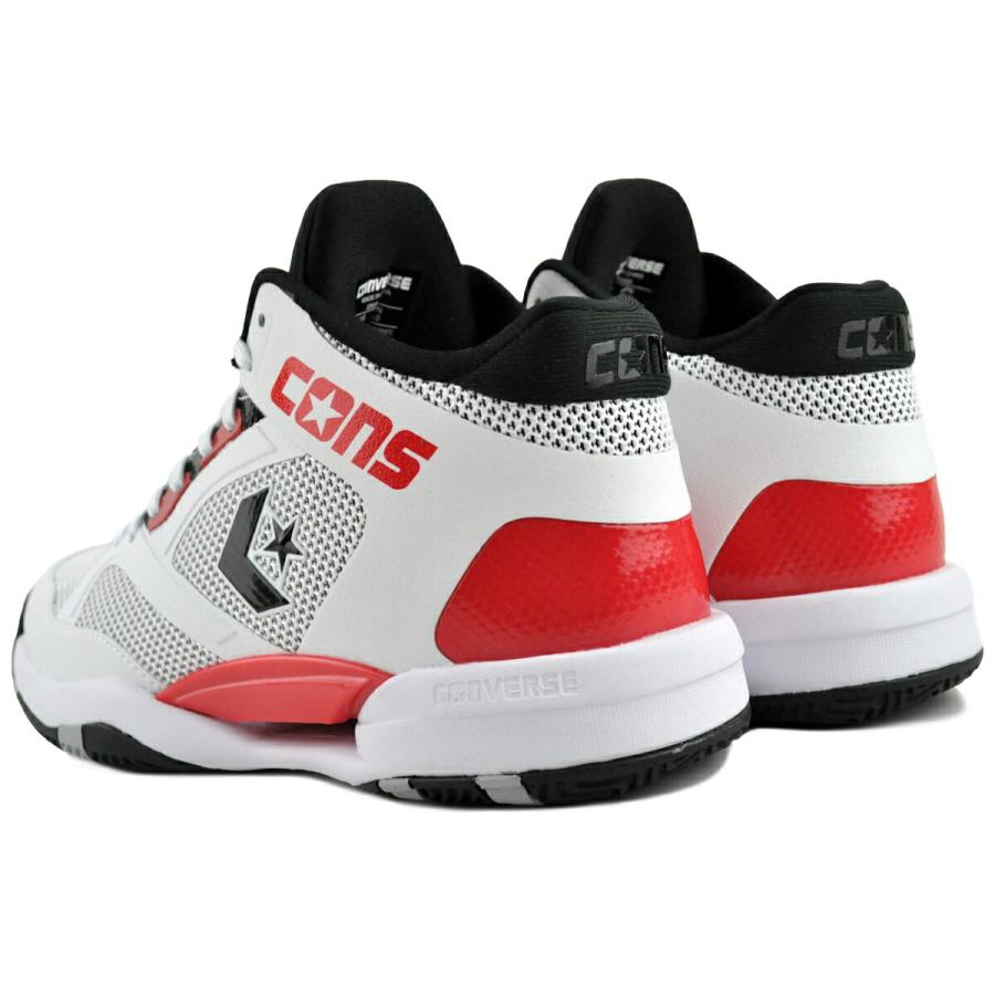 CONVERSE（コンバース） アクセレレーター ミッド ホワイト レッド