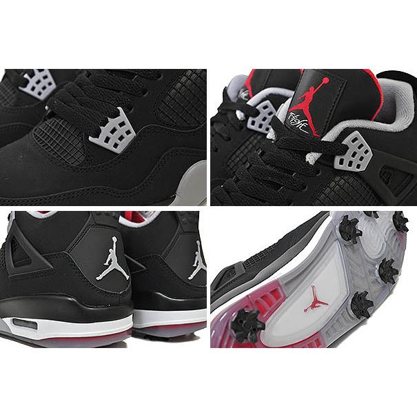 エア ジョーダン 4 ナイキ ロー ゴルフ NIKE JORDAN GOLF BRED black