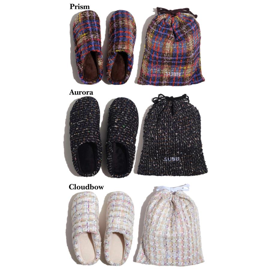 SUBU（スブ） ツイード ウインターサンダル 3色 SUBU WINTER SANDALS